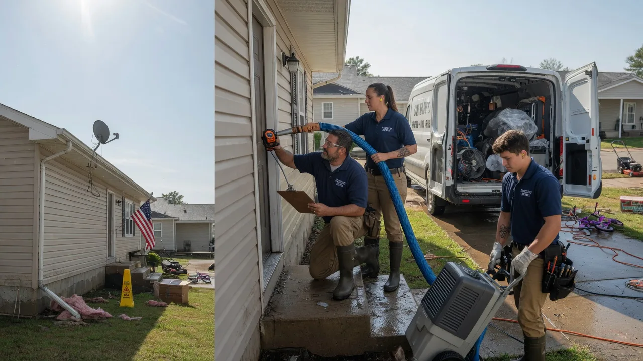 Ceiling Water Damage Restoration in Lewiston, NE near me